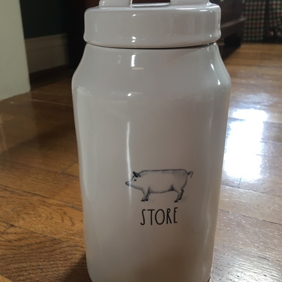 Rae Dunn farmline cow canister